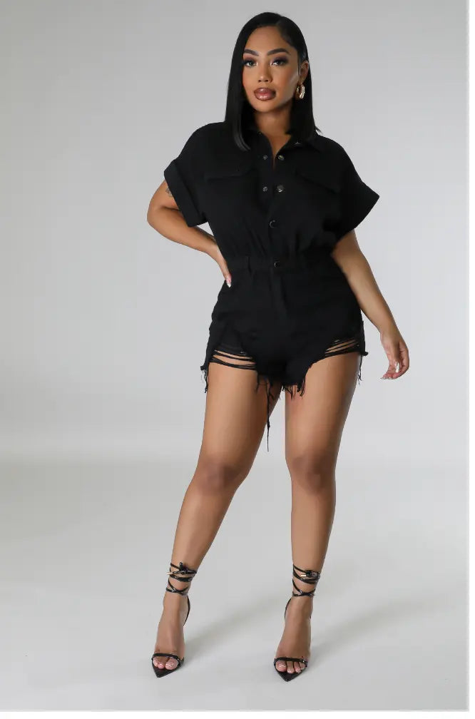 The Right Time Romper - Chic by Taj