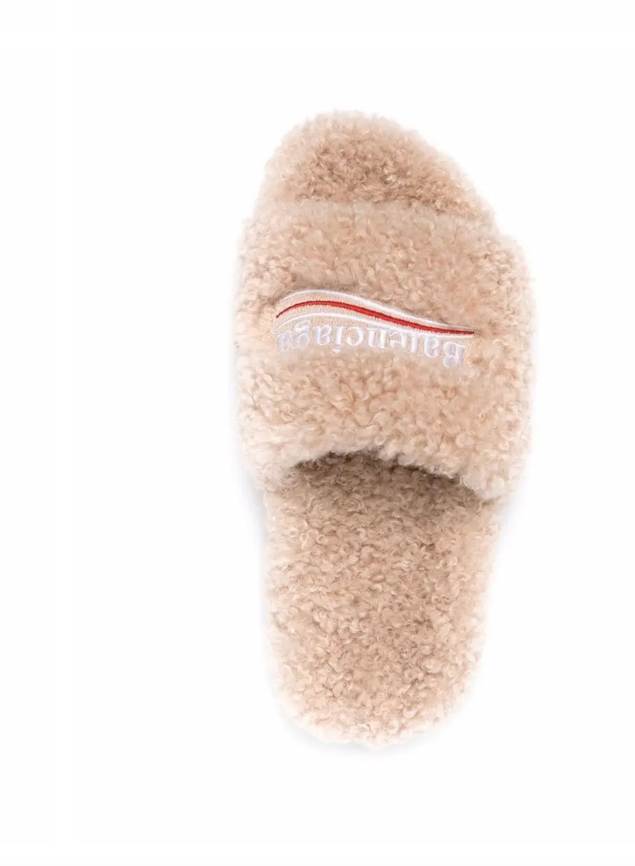 TAJ BB FUR SLIPPERS - Chic by Taj