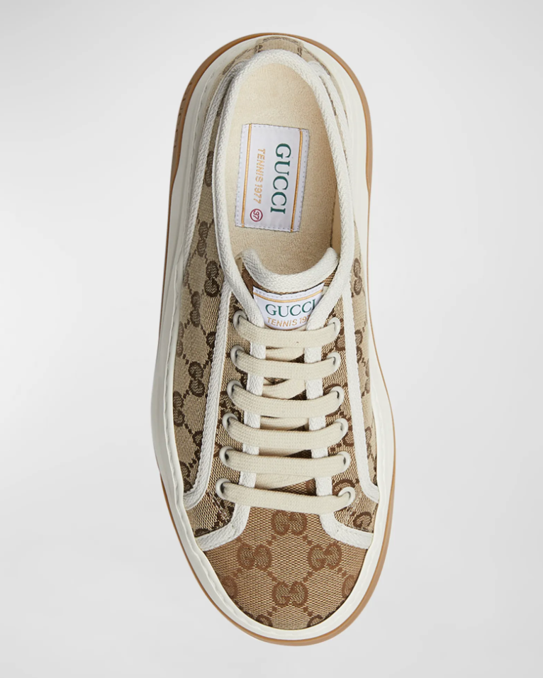 GG Canvas Low-Top Platform Sneakers - Chic by Taj