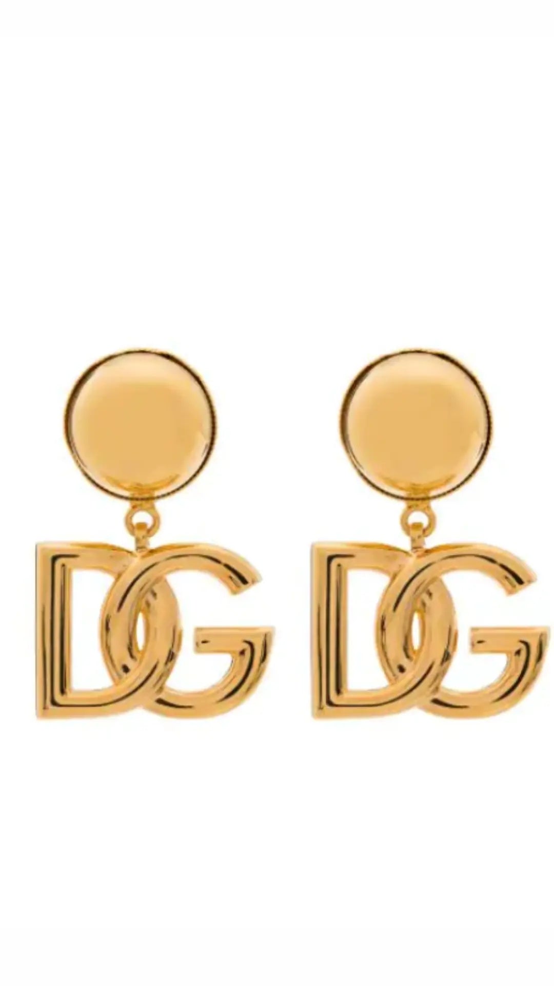 TAJ DG LOGO EARRING. ( SHIP NEXT DAY ) - Chic by Taj