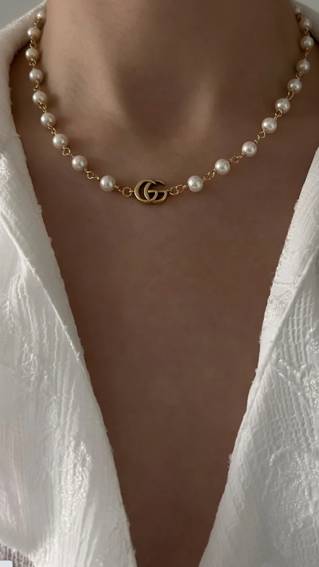 GG Pearl Necklace - Chic by Taj