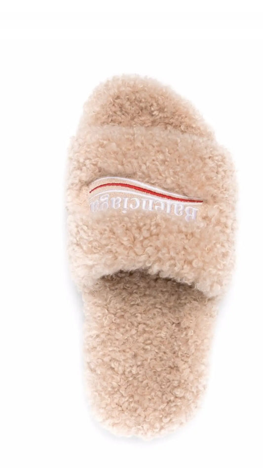 TAJ BB FUR SLIPPERS - Chic by Taj